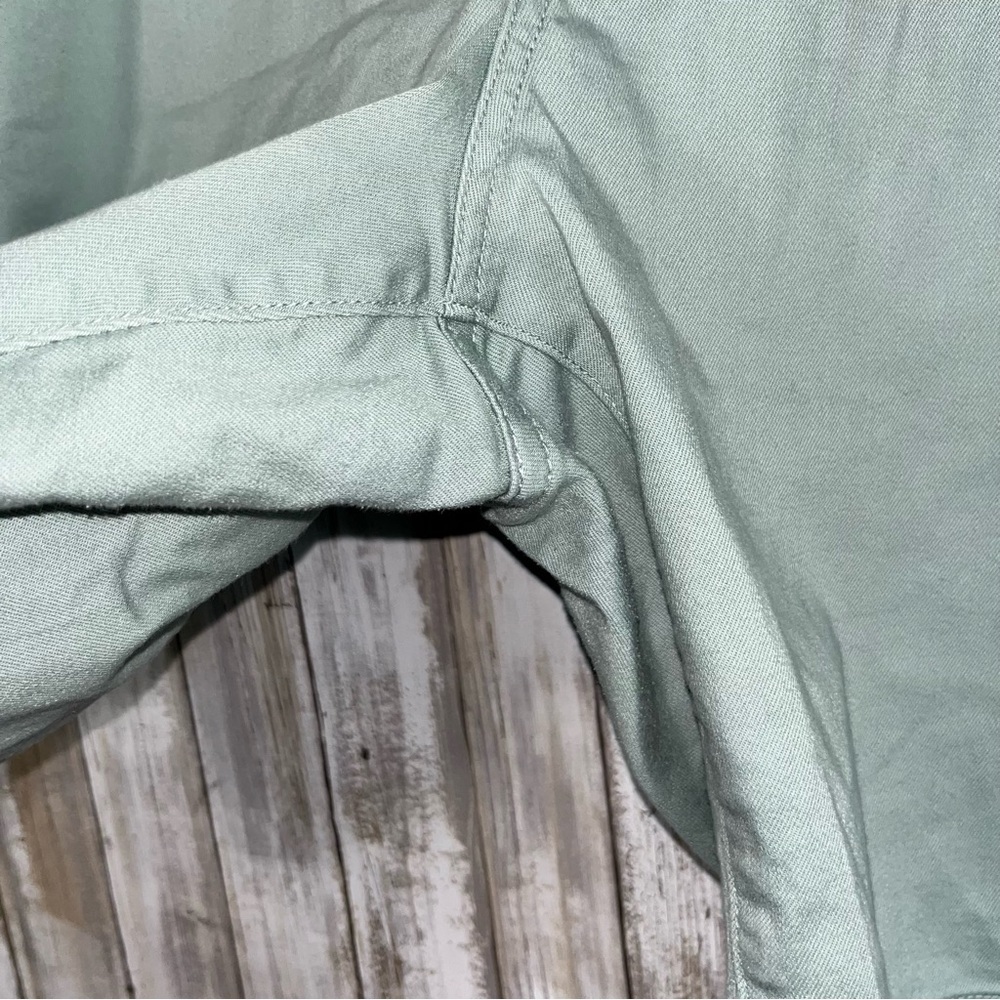 Lane Bryant Green High Rise Bermuda - Picture 3 of 6